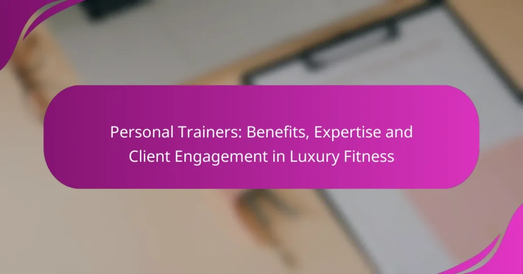 Personal Trainers: Benefits, Expertise and Client Engagement in Luxury Fitness